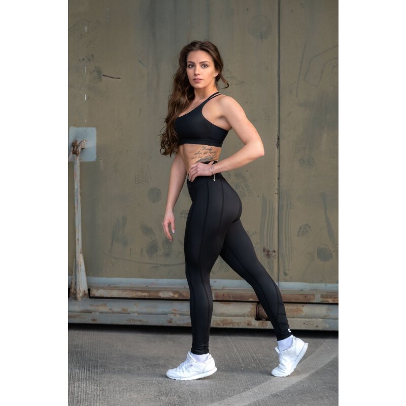 Black Jersey Leggings - Carina